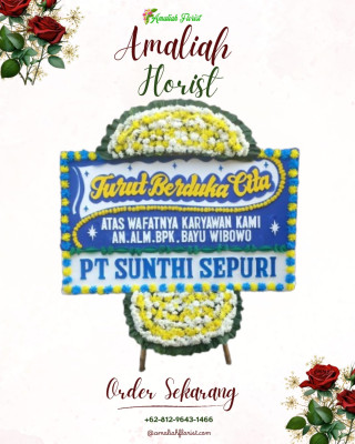 Papan Bunga Duka di Maba Utara