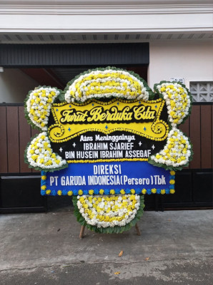 Papan Bunga Duka di Maba Utara